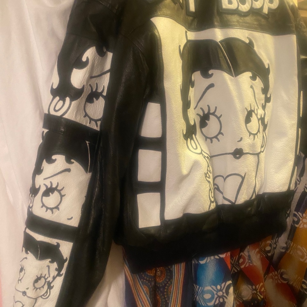 Betty Boop leather coat excellent condition